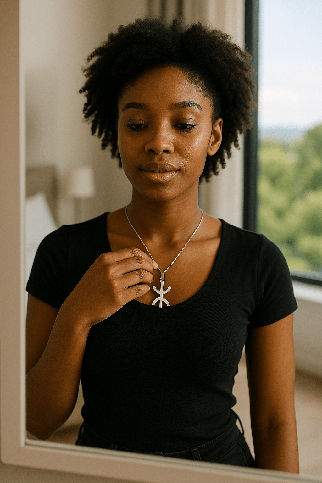 Collier à pendentif Africain AMAZIGH - Du Chic Chez Vous