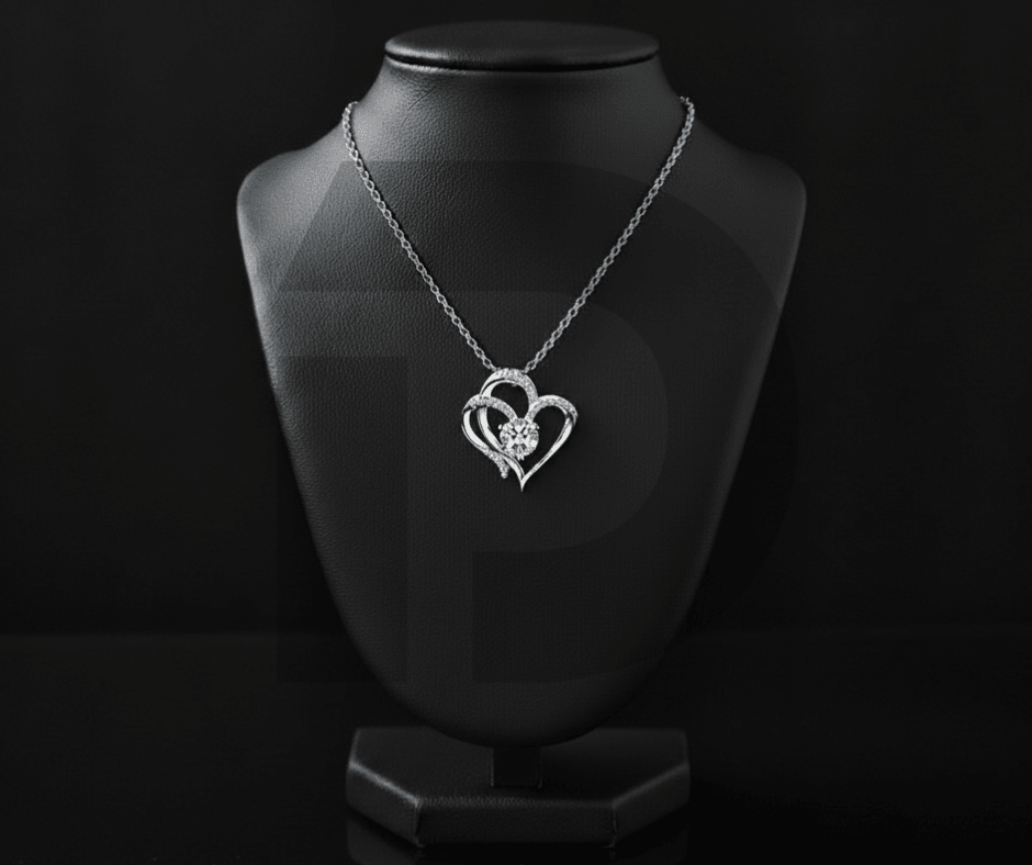 Collier Cœurs Liés Plaqué Argent - Collection Saint - Valentin | DCCV - Du Chic Chez Vous