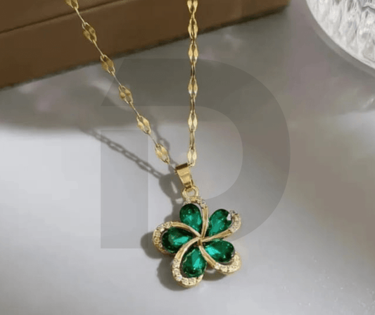 Fleur d'Amour_Émeraude - Collection Saint - Valentin | DCCV - Du Chic Chez Vous