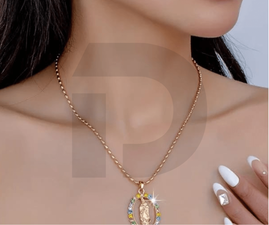 Grâce Arc - en - ciel - Chaîne de Marie - Collection Icône Céleste - Du Chic Chez Vous