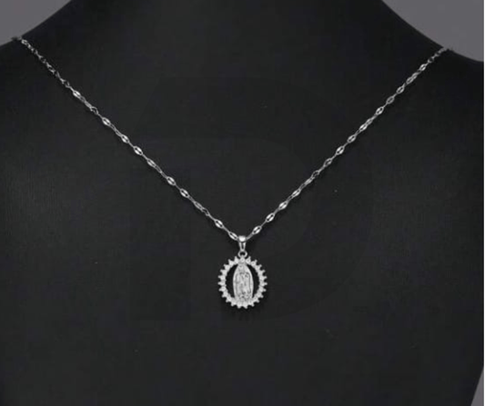 La Madone Argentée - Chaîne de Marie - Collection Icône Céleste - Du Chic Chez Vous