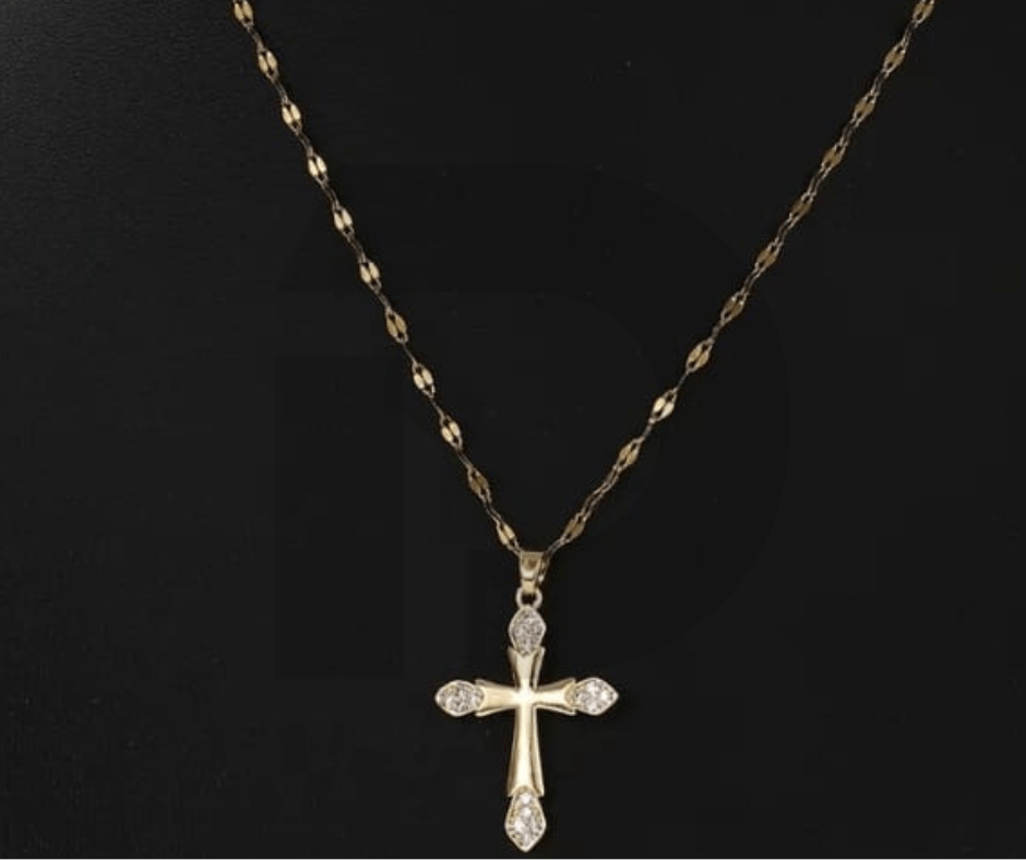 Luxe Sacré - Chaîne Croix de Jésus - Collection Icône Céleste - Du Chic Chez Vous