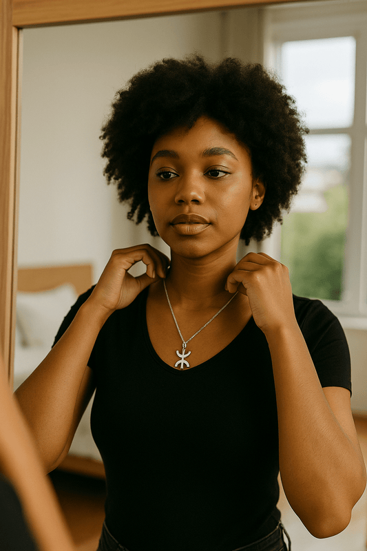 Collier à pendentif Africain AMAZIGH - Du Chic Chez Vous